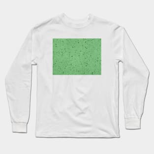 Green Marble Texture Long Sleeve T-Shirt